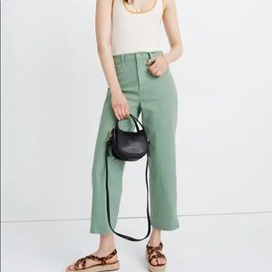 Madewell Slim Emmett Wide-Leg Crop Pants